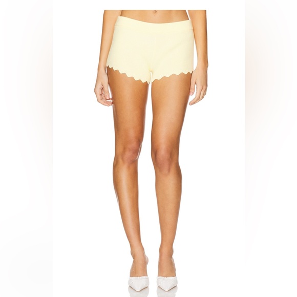 Lioness Dollhouse Knit Shorts - Butter - Picture 1 of 2